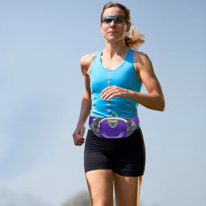 Outdoor Sports Waist Pack with Anti-Theft Nylon Design and Breathable Features for Jogging