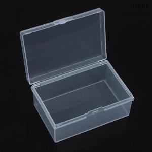 ✨[nappa] Plastic Box Rectangular Plastic Transparent With Lid Storage Box Collection
