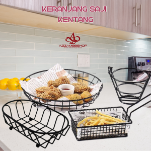 Wadah Kentang Goreng Caffe / Keranjang Saji