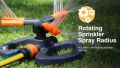 Holman 3-Arm Rotating Sprinkler. 