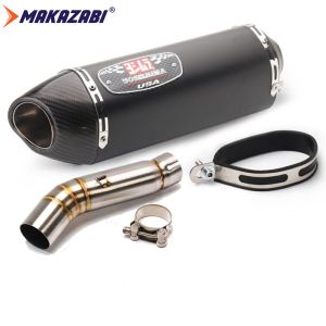 For HONDA CBR500R CB500X CB500F 2012-2021 Motorcycle Exhaust Systems Contact Middle Mid Pipe Connector with Muffler CBR 500R CB 500X CB 500F