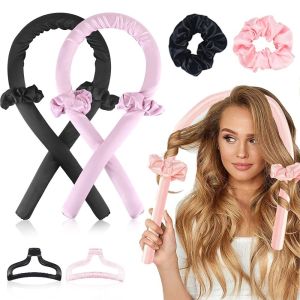 4Pcs/set Foam Big Waves Do Not Hurt Hair Lazy People Curl Hair Styling Artifact