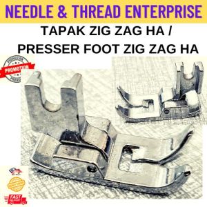 TAPAK ZIG ZAG HA / HA TAPAK / PRESSER FOOT ZIG ZAG / HA PRESSER FOOT / TAPAK ZIG ZAG (READY STOCK)