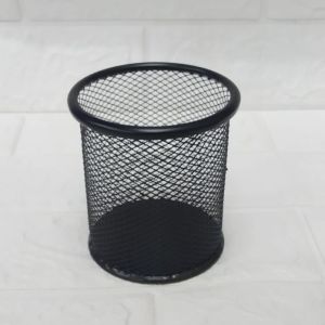 GIANTMALL R010 BASKET TEMPAT PENA BULAT PERSEGI ALAT TULIS PENSIL MEMO HOLDER MEJA PEN BALLPOINT