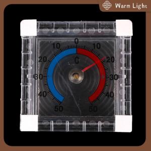Warm Light เครื่องวัดอุณหภูมิหน้าต่างในร่มผนังกลางแจ้งเรือนกระจกสวนบ้าน
