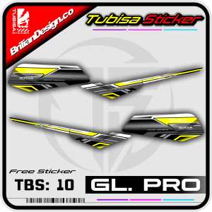 Sticker Striping Variasi Gl Pro/Max - Stiker Sticker Variasi Striping Motor Gl Pro/Max. TBS.10