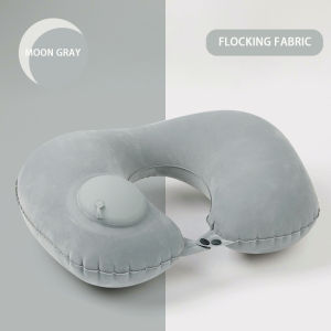 SG  U-Shape Inflatable Office Pillow Neck Pillow Neck Travel Pillow Folding Press Type Pillows