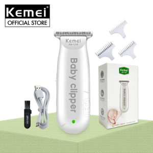 Tông đơ cắt tóc trẻ em mini Kemei KM-1319 có thể cắt tóc chấn viền kích thước nhỏ gọn êm ái có thể dùng cho trẻ sơ sinh - Hàng chính hãng