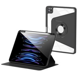 MECOME ปลุก/นอนหลับอัตโนมัติ ซองแท็บเล็ต ทนต่อการสึกหรอ ถอดออกได้ ปกโฟลิโอ ใหม่ ป้องกันการตก ชั้นป้องกัน สำหรับ แอร์4 แอร์5/เจนเนอเรชั่น 10 เจนเนอเรชั่น 11 (A16) แอคเซสเซอรี่แท็บเล็ต