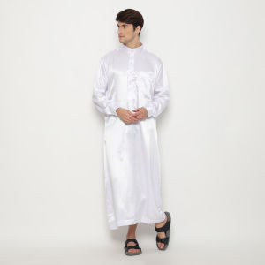 SHOHIB JUBAH PRIA /  GAMIS PRIA RIYADH MANSET LENGAN PANJANG