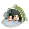 Hedgehogs Travel Handbag Washable Pet Carriers With Ventilated Holes Safety Strap and Zippers For Daily Outdoor Trip. 