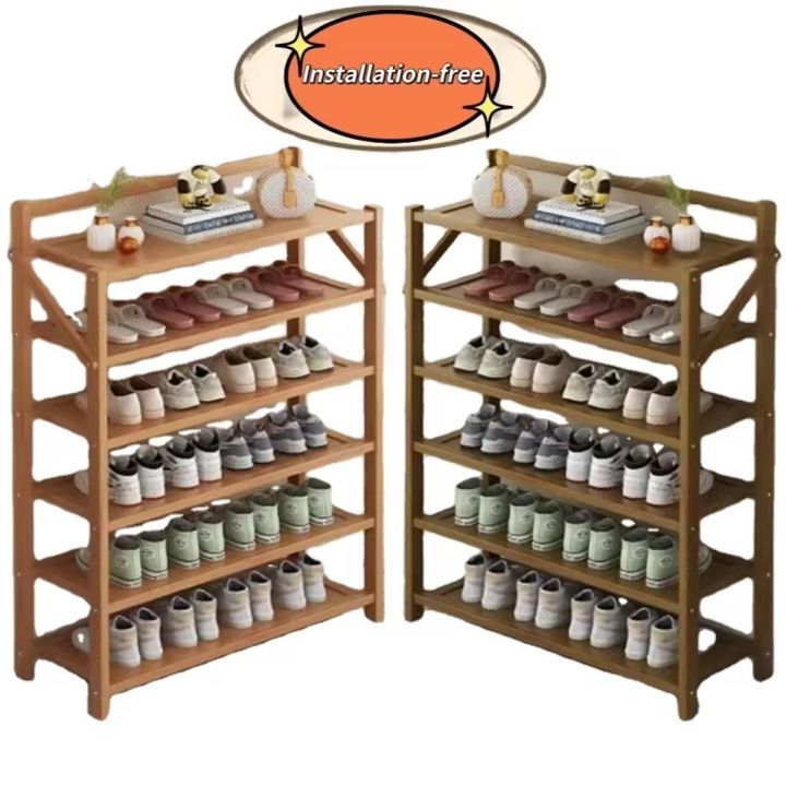 [SG Stock] Installation-free Shoe Rack House Hold Shoe Cabinet Storage ...