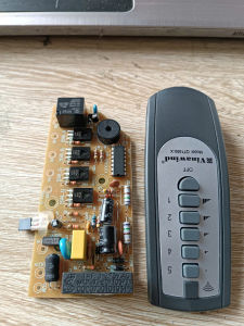 Bộ mạch quạt trần Vinawind 5 cánh QT-1500X đời mới thay cho quạt trần đời cũ tay khiển trắng