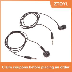 【ZTOYL】 1PC tai nghe 3.5mm cắm duy nhất bên tai nghe Tai nghe Tai nghe kênh kép cho Máy Tính Xách Tay PC Tai nghe