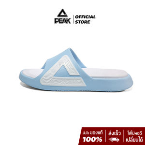 PEAK Taichi Slipper รองเท้าแตะ เพื่อสุขภาพ ผู้หญิง ฟื้นฟูเท้า ใส่หลังเล่นกีฬา เดินเล่น นุ่ม เด้ง สบายเท้า ลดอาการบาดเจ็บ E92038L Blue/White