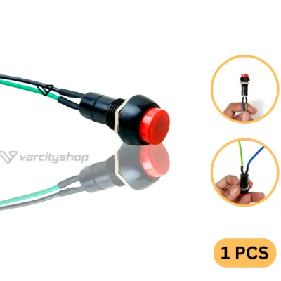 Saklar Push Button Tombol On Off Saklar Bulat Motor Switch Mobil