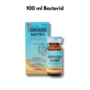 Bacterid 100 ml Unahco Anti-bacterial for Pets and Livestock bacterid for chicken bacterid injectable 100ml