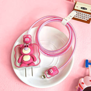 Pelindung Kabel Charger Adaptor 5in1 Set Cover Charger Iphone 18W & 20W Motif Sanrio AH106