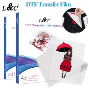 L&C 100ml Dtf Direct To Film Textile DTF Inks Pigment Ink C M Y Bk And White Compatible For EPSON L1800/R1390 DTF Printer Pigment Ink PREMIUM Quality