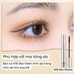 Chuốt Mascara Gecomo Vỏ Bạc Uốn Cong Dày Và Dài Mi Cây Mascara Dài Mi Chống Thấm Nước Lâu Trôi Không Nhòe Dễ Chuốt
