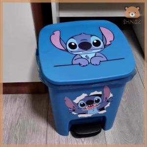 【SHNGki】 ถังขยะประตูกระจกบานเลื่อน1แผ่นสติกเกอร์ตกแต่งตู้เย็นสติกเกอร์การ์ตูนอนิเมะน่ารัก