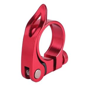 Aluminium Alloys Seatpost Clamp 34.9mm Tube Clamp Road Bike Seat Tube Clip Bike Saddles Seat Clamp Easy to Install