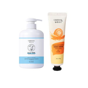 FREE HAND CREAM Goat Milk CINDYNAL Sabun Seluruh Badan Goatmilk Body Wash