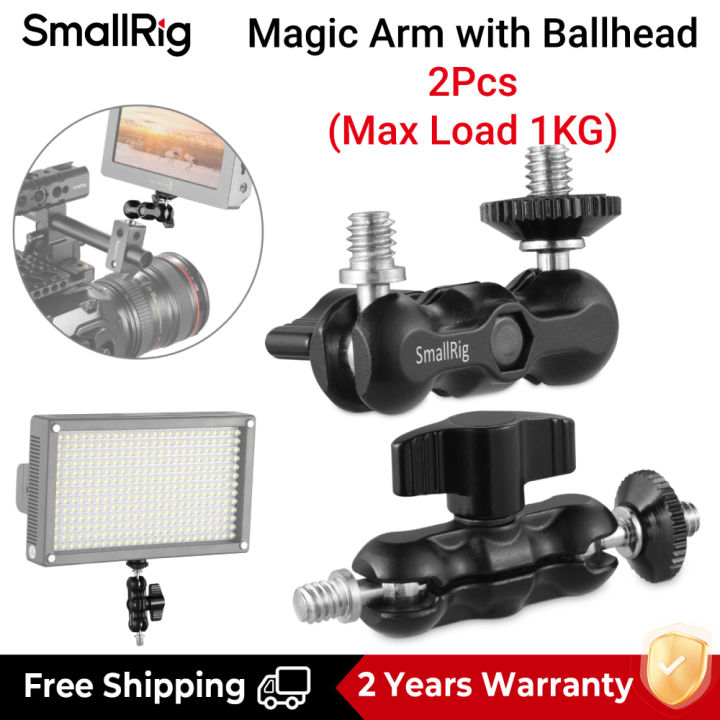 SmallRig 2158 Universal Mini Magic Arm - Double Ball Head With 1/4" Screws (2-Pack)