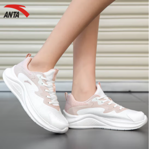 ANTA รองเท้าเดินและวิ่งสำหรับผู้หญิง ทนทาน ระบายอากาศ อเนกประสงค์ นุ่ม เรียบง่าย ลำลอง 922445573