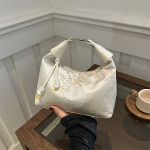 G7 New Chinese Style Chinese Style Embroidery Bag for Women 2025 New Summer Commuting Crossbody Bag Niche Ancient Style Handheld Bucket Bag 7/7