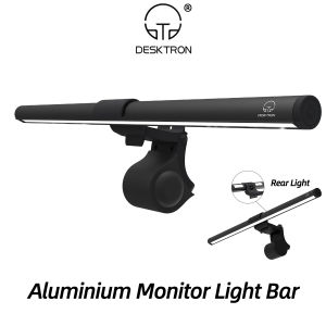 DESKTRON Monitor Light Bar LED Screen Light Bar 3 Colour Mode Memory Dimming Desk Lamp Eye-Caring Dual Light Computer Light for Desk/Office/Home