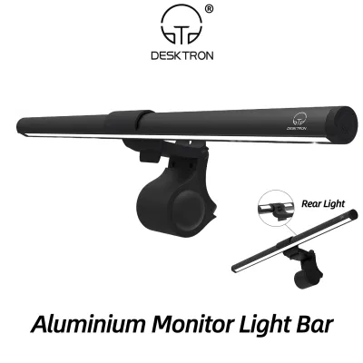 DESKTRON Monitor Light Bar LED Screen Light Bar 3 Colour Mode Memory Dimming Desk Lamp Eye-Caring Dual Light Computer Light for Desk/Office/Home