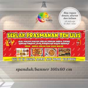 Cetak Spanduk Banner Seblak