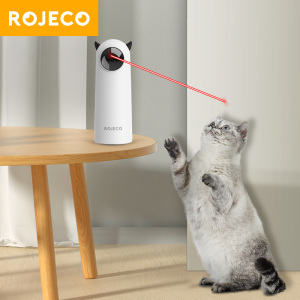 【Fulfilled by Lazada】ROJECO LED Automatic Laser Toys Interactive Smart Teasing Pet Funny Handhold Mode Electronic Pet for All Cats Dogs