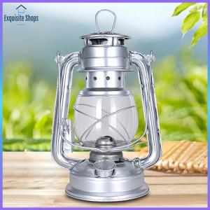 Kerosene Lantern for Camping - Metal Hurricane Table Lamp for Outdoor Patio Lighting and Decoration