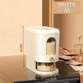 Fortune Home Rice bucket 5kg/10KG Automatic Rice Dispenser Storage Grain Dispenser Box With Measuring Cup Push Type Grain Food Storage Dispenser Sealed Rice Bucket Kitchen Moisture Proof Rice Barrel. 