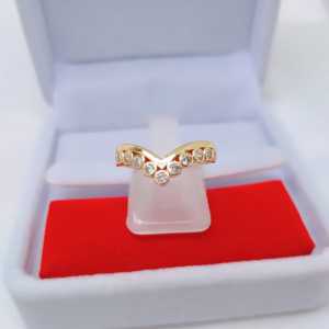 Cincin Vuji Wanita Aksesoris Fashion Awet Tahan Lama Anti Karat Cocok Untuk HarianG8-5A