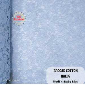 0.5 METER - BROCAD KATUN - BROKAT KATUN Original Grade A - Lebar 1.5 Meter