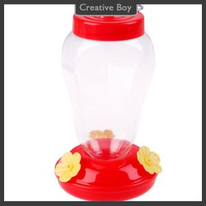 [Creative] Field Feeding hummingbird bottle garden outdoor plastic flower iron hook Feeder