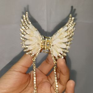 SUPERMARKET IMPORT EKSPOR Jepit Rambut Korea Jedai Rumbai Kupu Kupu Manik Kristal Zirkon Fashion Hair Clip Tassel Pearl Butterfly Korean Style Aksen Kupu Kupu Rhinestone Models