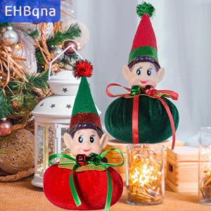 [COD] EHBqna SPORTS ตุ๊กตาเอลฟ์ของเล่นตกแต่งคริสต์มาสของขวัญสำหรับเด็กตุ๊กตาเอลฟ์ชั้นวางของในวันหยุดตุ๊กตาเอลฟ์แปลกใหม่ตุ๊กตาผีเด็กผู้ชายซน