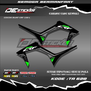 Striping Sticker Variasi Motor Honda CRF 150 L Stiker List (TA628) Semi Full Original