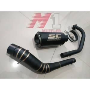 Knalpot Racing SC PROJECT Vixion R15 Byson CB150R CBR150R Xabre Tiger GSX FU MX MT15 Verza Megapro dll