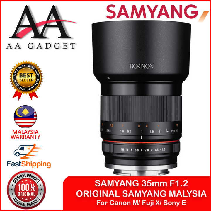 Samyang 35mm ED AS UMC CS MF Lens for Canon M /Fuji X