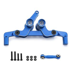 Steering Assembly Set Steering Arm Set for 1/10 Remote Control Crawlers Car Heavy Duty Alloy Accessories