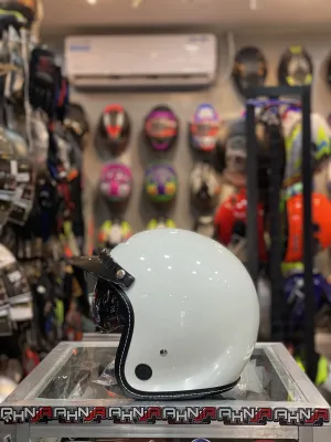 ID CR400 CLASSIC HALF FACE HELMET WITH FREE REMOVABLE PEAK!!