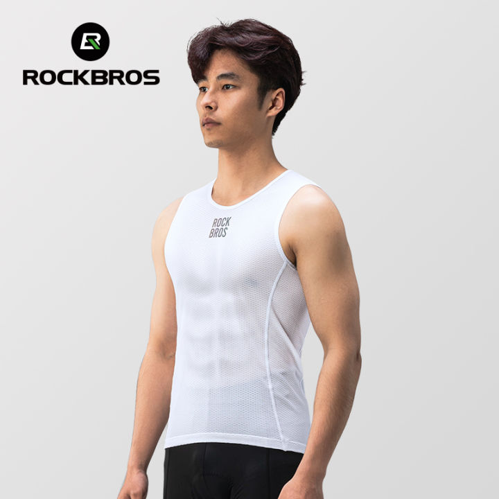 ROCKBROS%20Cycling%20Jersey%20Breathable%20Quick%20Drying%20Male%20Sleeveless%20Vest%20Sweat%20Apsorption%20Reflective%20Outdoor%20Sports%20Bike%20Base%20Layer%20-%20Image%204