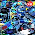 Sticker Distro Hologram Anti Air 25 pcs ( random ) Sticker Hologram Brand Distro Lokal indonesia TERMURAH. 