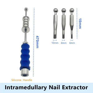 QSWTITAN Bone Extractor Removal Femur Tibia Intramedullary Nail Inverted Quick Autoclavable Orthopedic Instrument