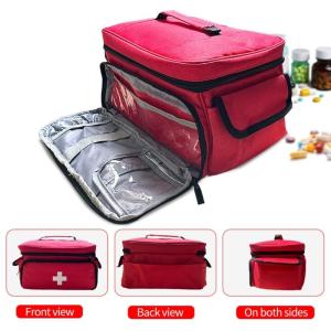 Compartment Emergency Bag For Quick Outdoor First Aid Lightweight Durability Polyester Construction